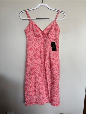 Principles Pink Floral Slip Dress NWT Size Small Midi Dress Summer Dress
